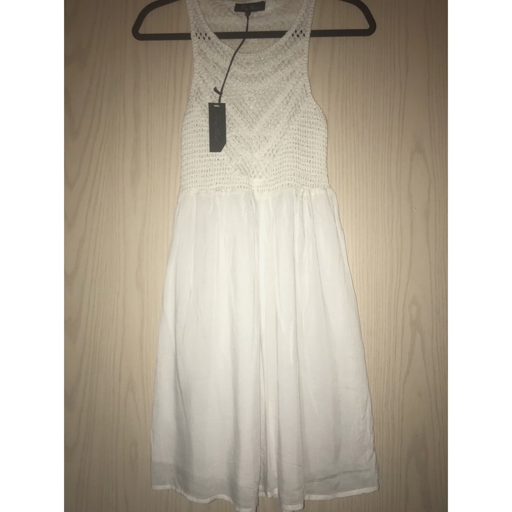 White Crochet Dress
